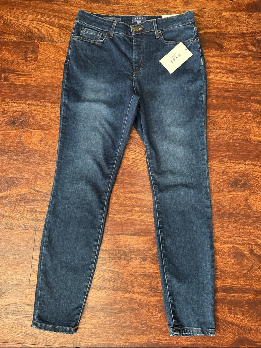 NYDJ Women’s Skinny Jeans in Dark Blue Wash
